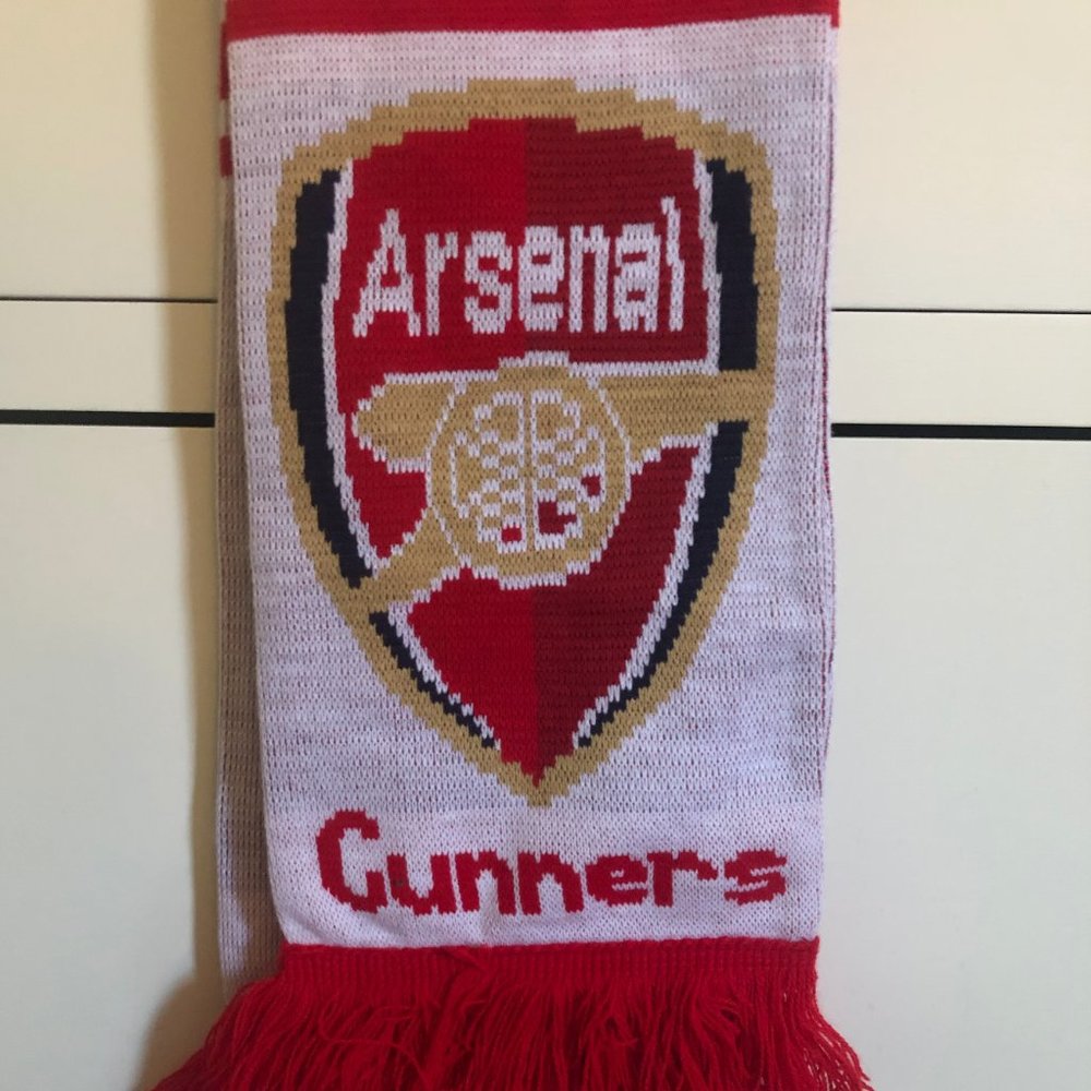 White Arsenal Scarf - NWOT